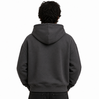Produsen Hoodie Oversize Premium Flower Streetwear 450 Gsm, OEM, Sablon Puff, Katun, Zip Up, Hoodie Pria Berkualitas