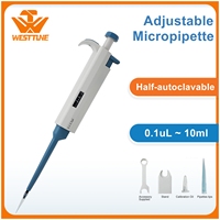 Pipette Micro à Volume Réglable à Canal Unique West Tune Laboratory 0,1 µL-10 ml