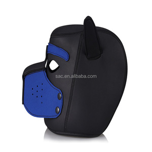 SacKnove 51027 érotique étanche <span class=keywords><strong>SM</strong></span> fétiche esclave respirant discothèque Cosplay tête enveloppement <span class=keywords><strong>masque</strong></span> <span class=keywords><strong>chien</strong></span> capuche Bondage couvre-chef - Product Image 3