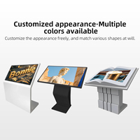Système Android Kiosque interactif pour tablette à écran tactile avec affichage horizontal Support de sol pour ascenseur de magasin de détail