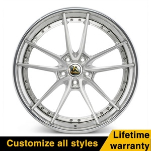 Roues de course concaves forgées en deux pièces 5X112/5X120 pour <span class=keywords><strong>BMW</strong></span> M3 M4 M5, Mercedes, Audi <span class=keywords><strong>RS</strong></span>, multi-taille: 18/19/20/21 pouces - Product Image 6