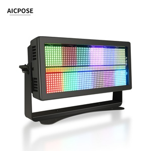 AICPOSE Precio de Fábrica 400W RGB Luz Estroboscópica Impermeable para Escenario DMX512 Iluminación LED Estroboscópica Wash - Product Image 1