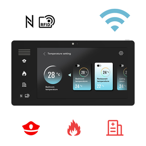 Multi protocal wifi ble zwave 4G domotica zigbee ble poe <span class=keywords><strong>gateway</strong></span> pannello a parete android - Product Image 4