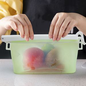Sacs de conservation alimentaire en silicone sous vide, réutilisables, transparents, écologiques, sans BPA, résistants au micro-ondes et au congélateur, étanches, vente en gros sur mesure - Product Image 6