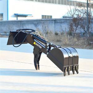 Bucket pegangan jempol Bucket hidrolik multifungsi untuk pemuat roda kecil - Product Image 4