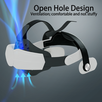 Support Confortable et Ajustable avec Coussinet Éponge PU et Sangle Hola, Accessoires VR pour Quest 3 et Meta Quest 3S