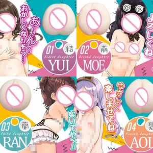 Wholesale Japan Sex Toy Realistic Pocket Pussy YUI MOE RAN AOI Anime Onahole for Men Masturbation