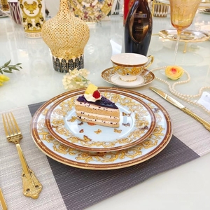 Ensemble de vaisselle de luxe en gros, service de table en porcelaine, services de vaisselle en porcelaine fine pour restaurants - Product Image 1
