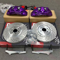 Kit d'étriers de frein Akebono 9N 6Pot avec disques de frein haute performance et plaquettes de frein adaptés à Audi Q7 Q8 SQ8