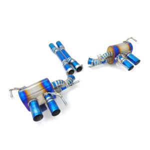 Escape de Titanio CSZ para <span class=keywords><strong>Ferrari</strong></span> <span class=keywords><strong>FF</strong></span> 6.3L V12, Tubo en X, Silenciador con Válvulas, Axle-back - Product Image 1