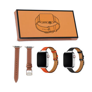 Pulsera de reloj <span class=keywords><strong>rado</strong></span> 14mm Mini diseño 100% cuero genuino para Apple Watch Ultra 2 Band 49mm correa de reloj para IWatch 42mm - Product Image 1