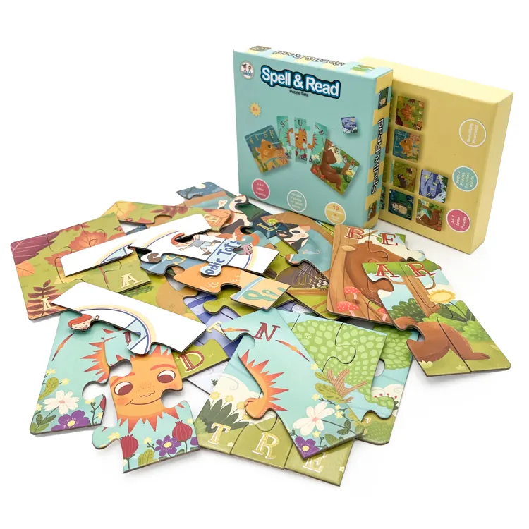 Aangepaste Puzzel Kids Nieuwe 25 Stuks 9 50 100 120 Stuk 20 Stuks Enfant Puzzel Baby Puzzel Custom