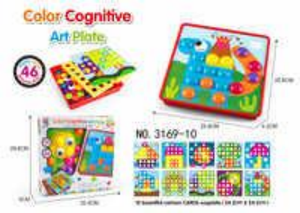 Plaque de tamponnage pour nail art motif champignon, design éducatif pour enfants et adultes - Product Image 1