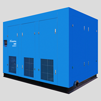 Compresseur d'air à vis horizontal PM VFD 200 kW/GGV22/250 kW, 2 étages, stationnaire, à économie d'énergie, refroidi par air, AC 7 bars, pour gaz d'azote 2