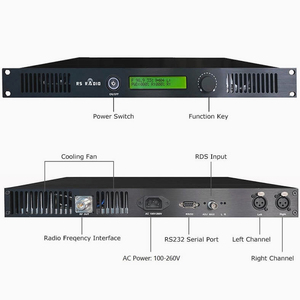 Transmisor <span class=keywords><strong>Fm</strong></span> de 250 vatios Estación de radio de largo alcance de 250 W Equipo de transmisión de conjunto completo - Product Image 3