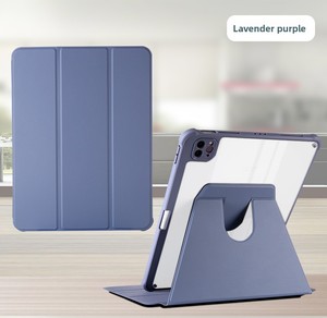 Étui de protection en cuir à trois volets pour <span class=keywords><strong>iPad</strong></span> <span class=keywords><strong>Pro</strong></span> 2024 Air 456, écran vertical rotatif 11 pouces, 1310.212.9 - Product Image 1