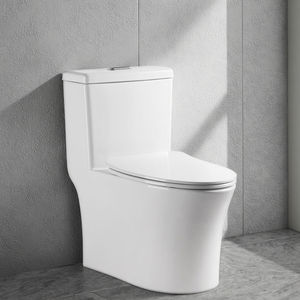 ห้องน้ำห้องน้ำ WC เซรามิกหนึ่งชิ้นดีไซน์ทันสมัยไซโฟนิกส์ดักน้ำที่นั่งในห้องน้ำ<span class=keywords><strong>ราคา</strong></span>ไม่แพง - Product Image 3