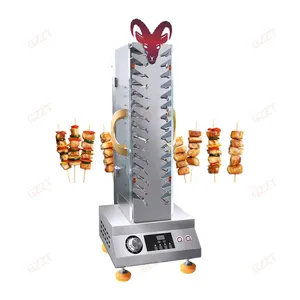 Brocheta de carne comercial profesional, máquina rotativa para hornear Parrilla, 30 pinchos, parrilla para barbacoa, parrilla para asar barbacoa, máquina para barbacoa