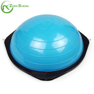 Zhensheng Custom antideslizante Fitness Trainer Half <span class=keywords><strong>Ball</strong></span> Balance Set Half Yoga <span class=keywords><strong>Ball</strong></span> PVC 46cm 58cm Diámetro - Product Image 4