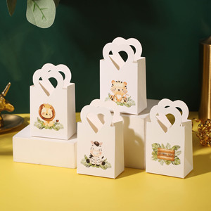 Sacs en papier portables pour mariage et anniversaire, boîtes cadeaux, emballages pour pâtisserie, cartons cadeaux pour la décoration de fête - Product Image 2