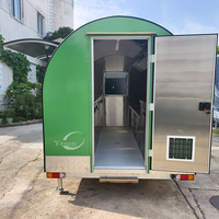 Cuisine mobile, remorques alimentaires entièrement équipées, remorque mobile pour pizza, camions de restauration rapide avec cuisine complète à vendre
