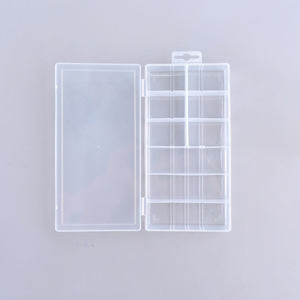 شان فينغ صندوق مجوهرات بلاستيك 18 شبكة مع أقراط متحركة الحاويات للتخزين - Product Image 5