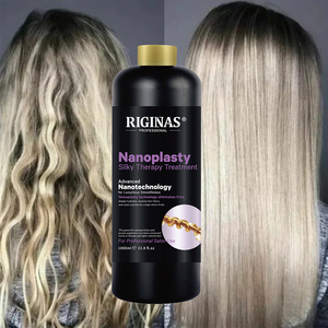 Riginas Private Label Taninoplastia <strong>Keratin</strong> Protein <strong>Nano</strong> Cream for Damaged 1000ml Straightening Hair Treatment - Product Image 5