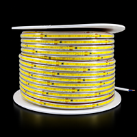 Bande LED COB étanche IP65 3000K 4000K 6000K 10mm PCB 220V 240 LED découpable pour extérieur, blanc chaud, décoration de Noël