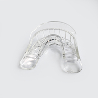 Gouttière buccale en silicone personnalisée pour usage domestique, blanchiment naturel des dents, fournitures orthodontiques, protège-dents thermoformable anti-bruxisme OEM