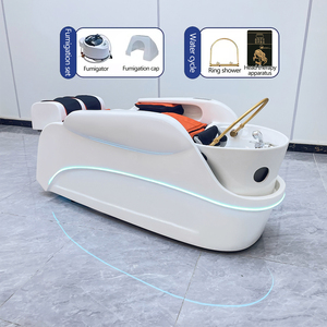 Mesa de Circulación de Agua Ajustable para Salón, Masaje Eléctrico, Champú de Peluquería, Cabezal de Terapia de Cama para Lavado de Cabello, Servicios de Masaje - Product Image 6