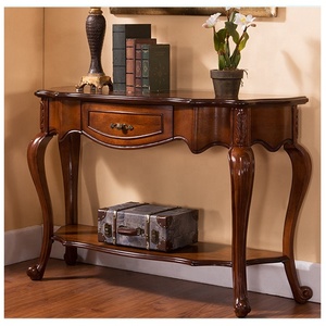 Luxury <strong>Console</strong> <strong>Tables</strong> <strong>Storage</strong> Brown for Living Room Hallway - Product Image 2
