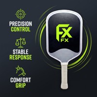 FX Original 1.1 Logo Uzun Saplı Pickleball Raketi 16mm Köpük Özlü Asla Kırılmaz Gen 5 Köpük İç Yüzey Karbon Fiber Yüzey