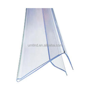 スーパーマーケットPVCデータチケットストリップホルダー棚ラベルプラスチック押出プロファイルスーパーマーケット用品用 - Product Image 2