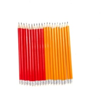 12 crayons HB rouges et jaunes de haute qualité, pour l'école, la peinture, le bureau, les cadeaux d'art, promotion