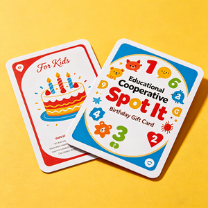 Tarjeta NFC Personalizada, Educativa, Cooperativa, <span class=keywords><strong>Juego</strong></span> de Cartas Spot It Flipped, <span class=keywords><strong>Juego</strong></span> de Cartas de Póker, Tarjeta de Regalo para Niños - Product Image 2