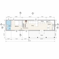 Yepyeni 20ft 40ft Dönüştürülmüş Nakliye Konteyner Ofisi Ticari ve Şantiye Kullanımı İçin