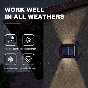 8LED Solar <b>LED</b> <b>Light</b> Outdoor IP65 Waterproof Balcony Wall <b>Lights</b> for Yard Street Landscape Garden Decor Lamp Motion <b>Sensor</b> - Product Image 4