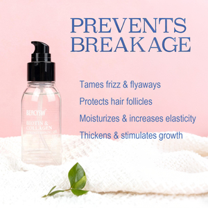 Sérum capillaire à la kératine - Huile capillaire <span class=keywords><strong>anti</strong></span>-frisottis - <span class=keywords><strong>Traitement</strong></span> réparateur - Brillance et protection contre la chaleur pour les cheveux secs et abîmés - Product Image 3