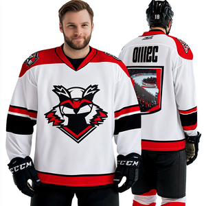 เสื้อกีฬาฮอกกี้โพลีเอสเตอร์สีชมพูและสีเขียวเสื้อกีฬาฮอกกี้ - Product Image 1