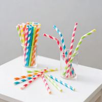 Pailles en papier de qualité alimentaire 100 % compostables pour la protection de l'environnement, pour la production en gros