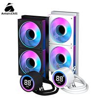 Kit de refroidissement liquide tout-en-un pour CPU AntarcChill 240, compatible Intel et AMD, multi-sockets, logo personnalisé, écran numérique, vente en gros
