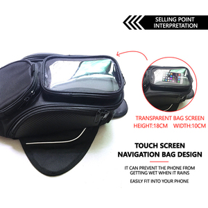 Meilleure vente mode géométrique Sport moto magnétique huile carburant étanche sac sec moto sacoches moto réservoir sac - Product Image 5