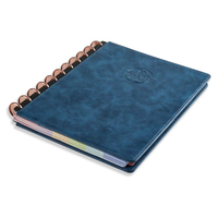 Carnet d'affaires personnalisé à couverture rigide avec reliure spirale, impression offset, couverture en carton pour l'écriture et la planification au bureau