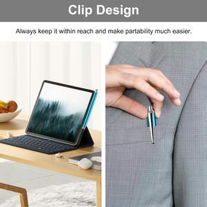 Paquete de 10 Lápices Ópticos Universales de Goma, Pantallas Táctiles Capacitivas Pasivas, Compatibles con Tabletas, iPad Mini Pro Air, Teléfonos Inteligentes, 19 Horas - Product Image 4