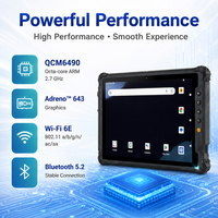 Tableta Android Resistente IP65/IP68 de 10 Pulgadas, Android 14, 10000 mAh, 8 GB, 128 GB, 5G, WiFi, NFC, MIL-STD-810, Código de Barras, Industrial, OEM, SDK