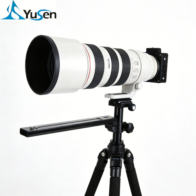 Camera Slide Detachable Highly Stable Travel Slider with Quick Release Plate Bubble Level Compatible with 600-800mm Lenses