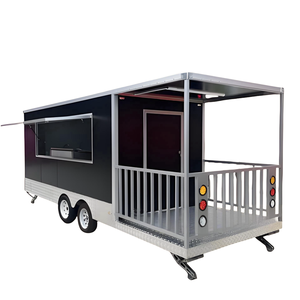 <span class=keywords><strong>Camion</strong></span> de nourriture glacée congelée commerciale entièrement équipé, remorque de traiteur de desserts mobiles <span class=keywords><strong>pour</strong></span> les événements familiaux - Product Image 1