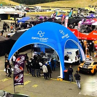Tente gonflable portable imperméable avec logo personnalisé, tente publicitaire hermétique pour salon professionnel et promotion publicitaire