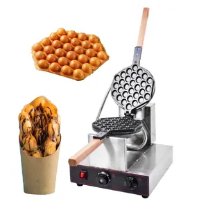 Electric waffle egg bubble machine commercial snack machine industrial crispy maker snack equipment for sale