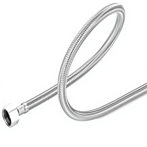 <span class=keywords><strong>Tuyau</strong></span> d'alimentation en laiton SUS 304 avec écrou G1/2, longueurs 40cm, 50cm, 60cm, 80cm, 90cm, pour <span class=keywords><strong>robinet</strong></span> à code unique - Product Image 4